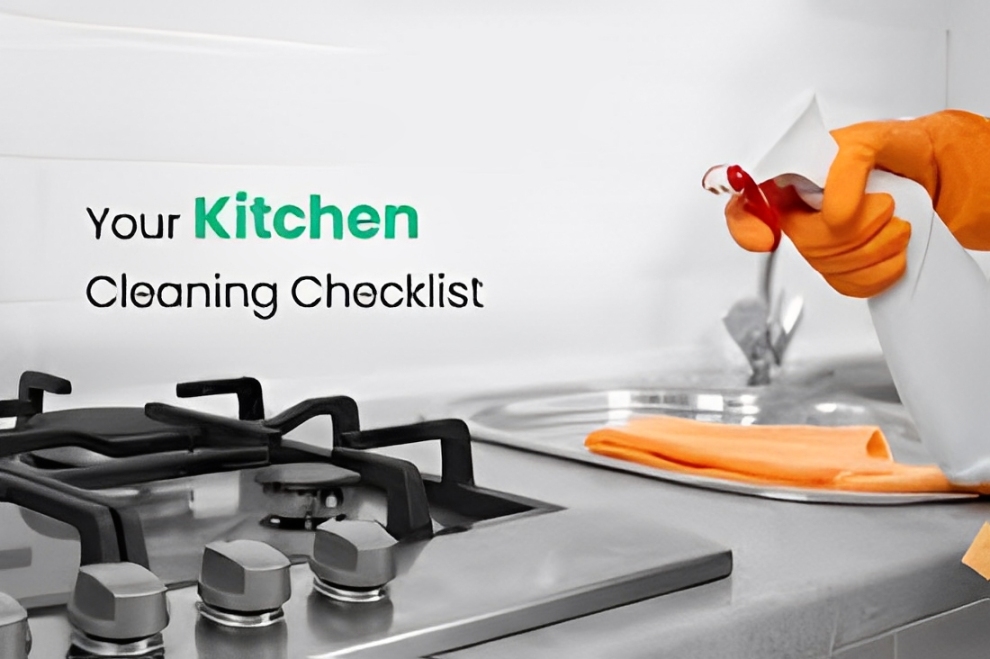 kitchen cleaning checklist