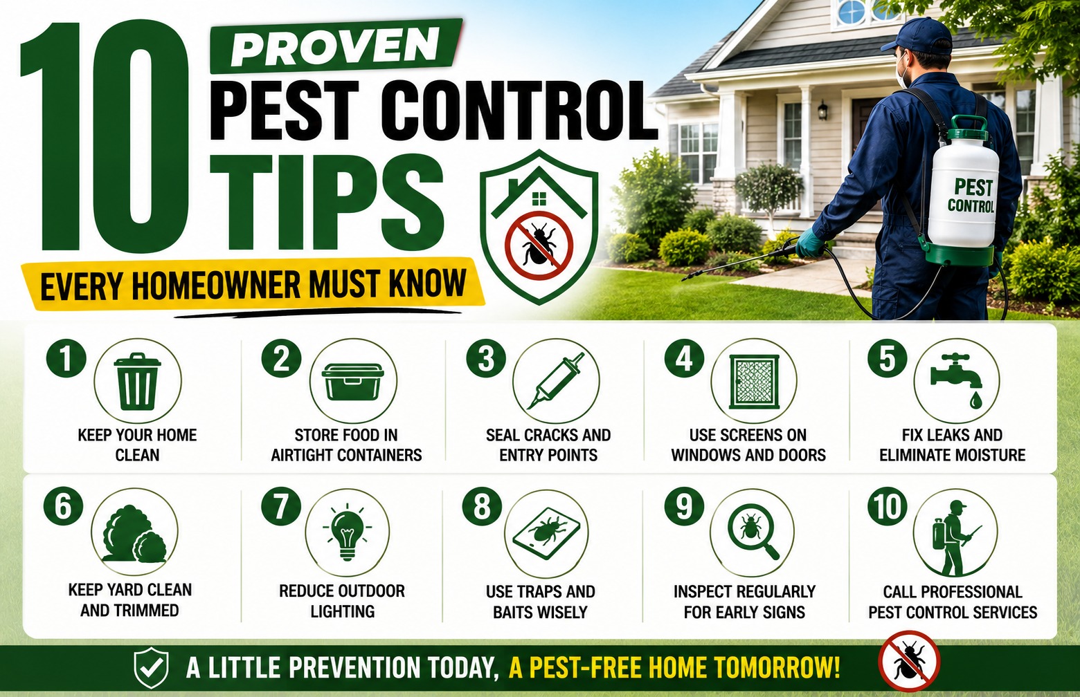 10 Proven Pest Control Tips Every Homeowner Must Know