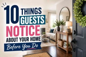 things guests notice about your home