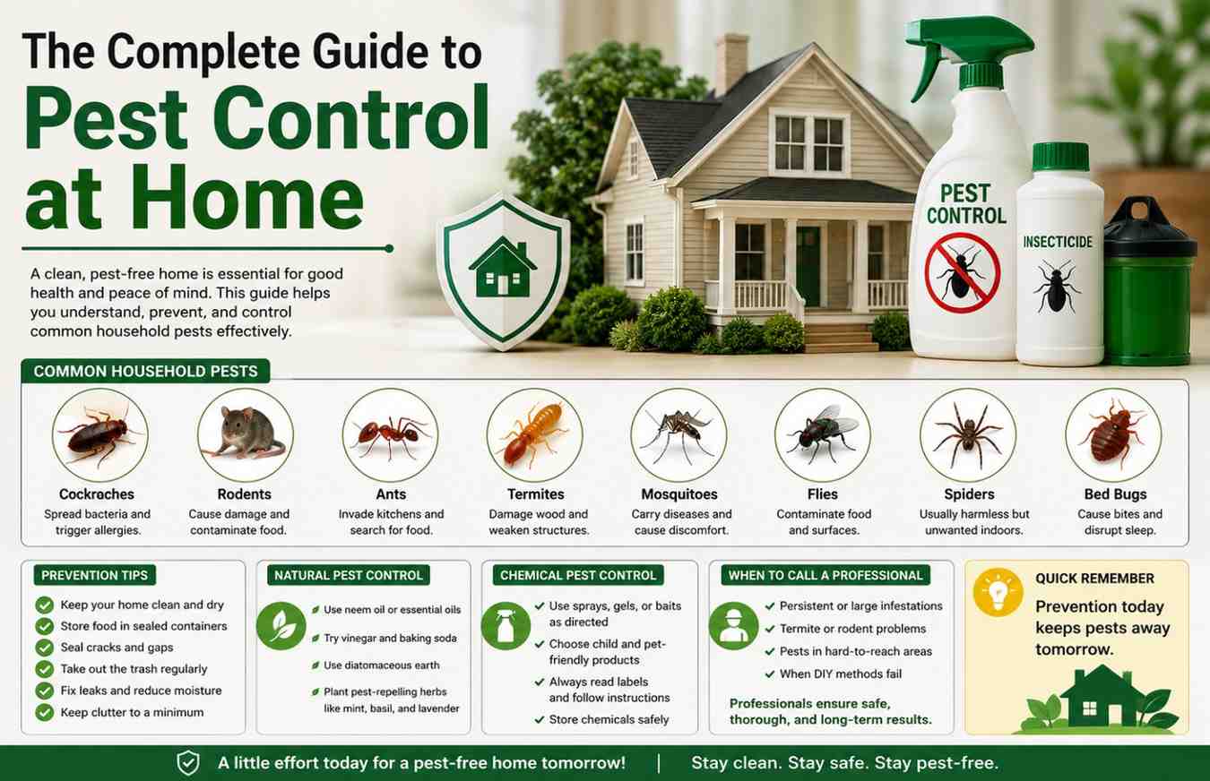 The Complete Guide to Pest Control at Home (2026)