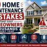 home maintenance mistakes