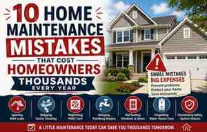 home maintenance mistakes