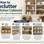 how to declutter your kitchen cabinets