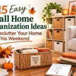 fall home organization ideas